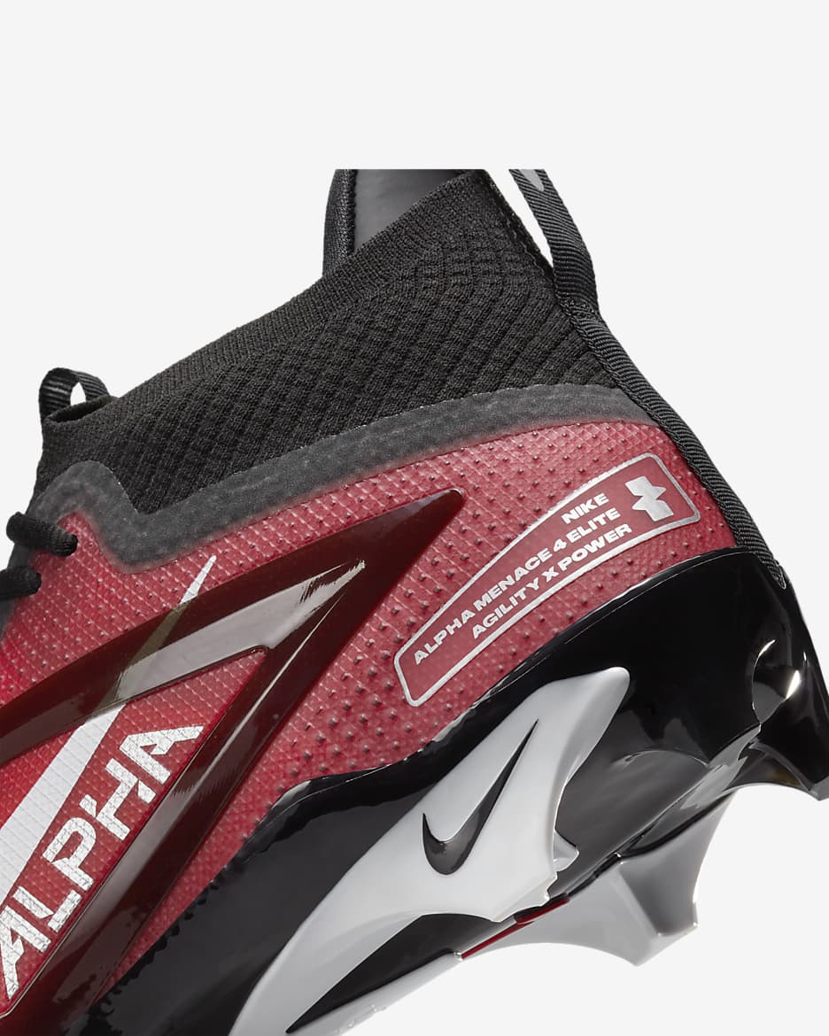 Nike Alpha Menace 4 Elite Football Cleats. Nike